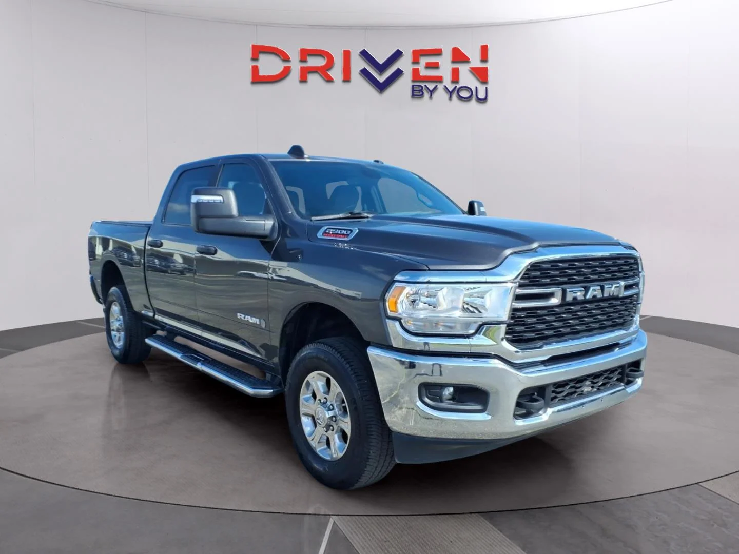 Used 2024 Granite Crystal Metallic Clearcoat Ram Big Horn image 7