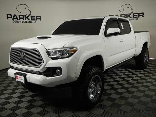 Certified Used 2019 Super White Toyota Double Cab TRD Sport w/ Premium Pkg image 1