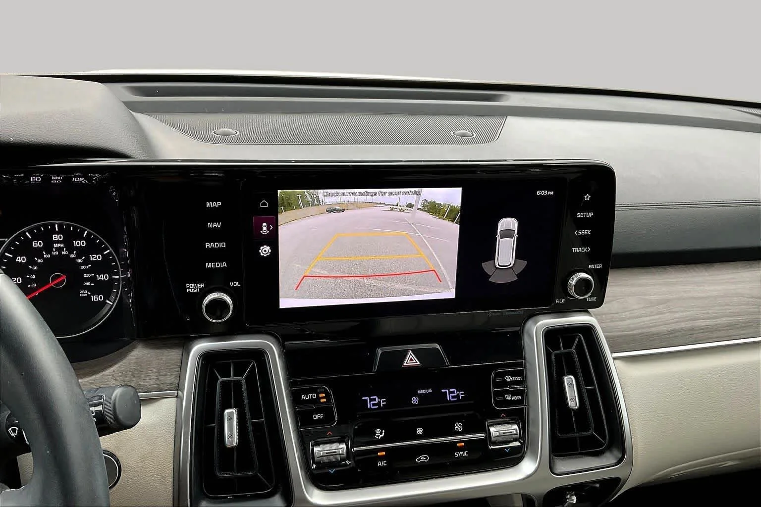 Used 2023 Glacial White Pearl Kia EX image 27