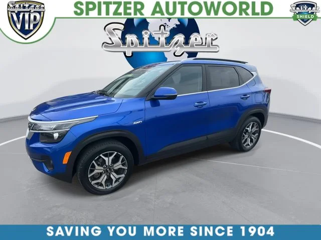 Certified Used 2021 Blue Kia EX image 4