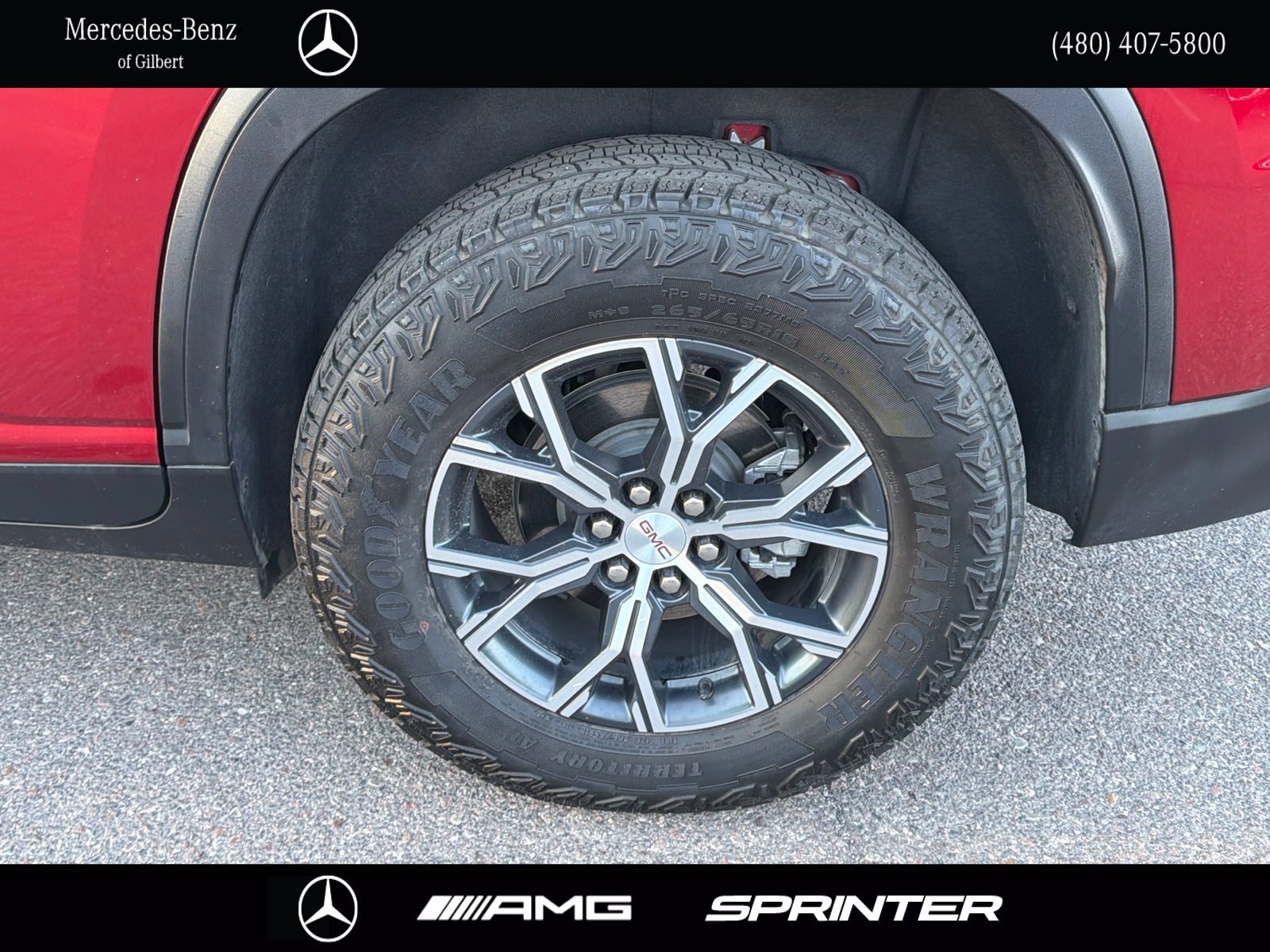 Used 2025 Red GMC AT4 image 7