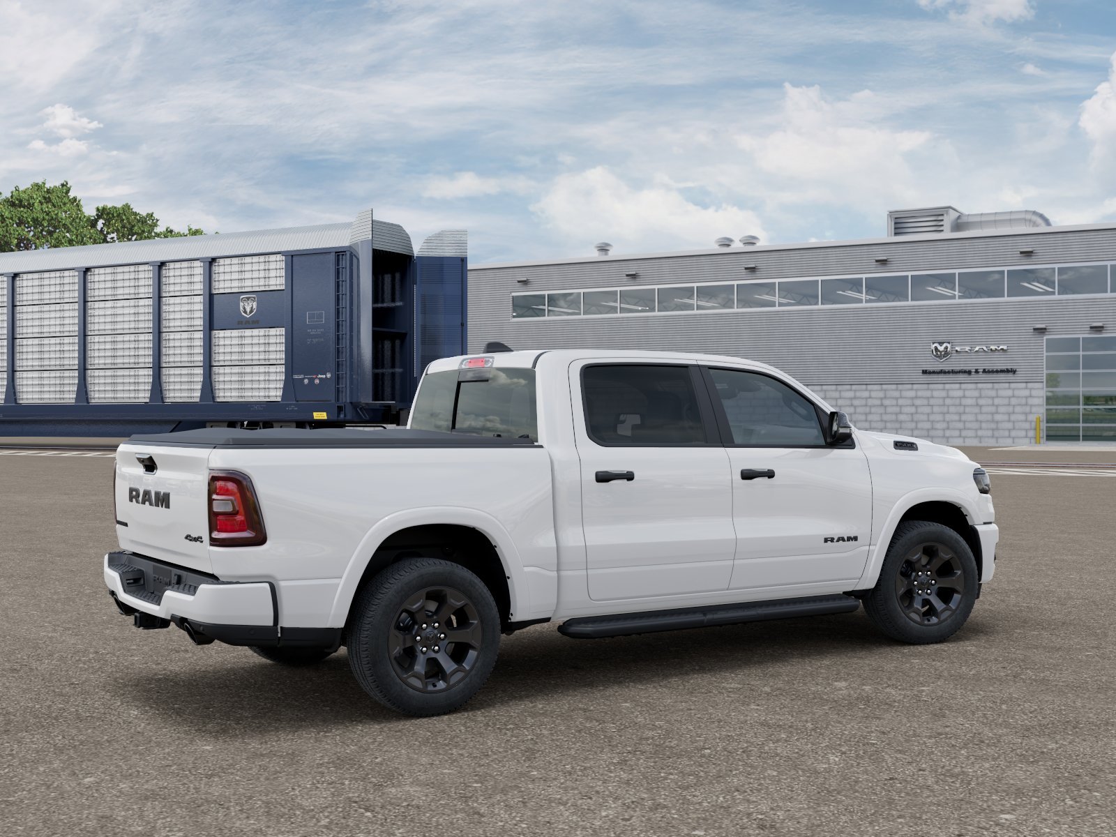 New 2027 Bright White Clear-Coat Exterior Paint RAM BIG HORN image 4