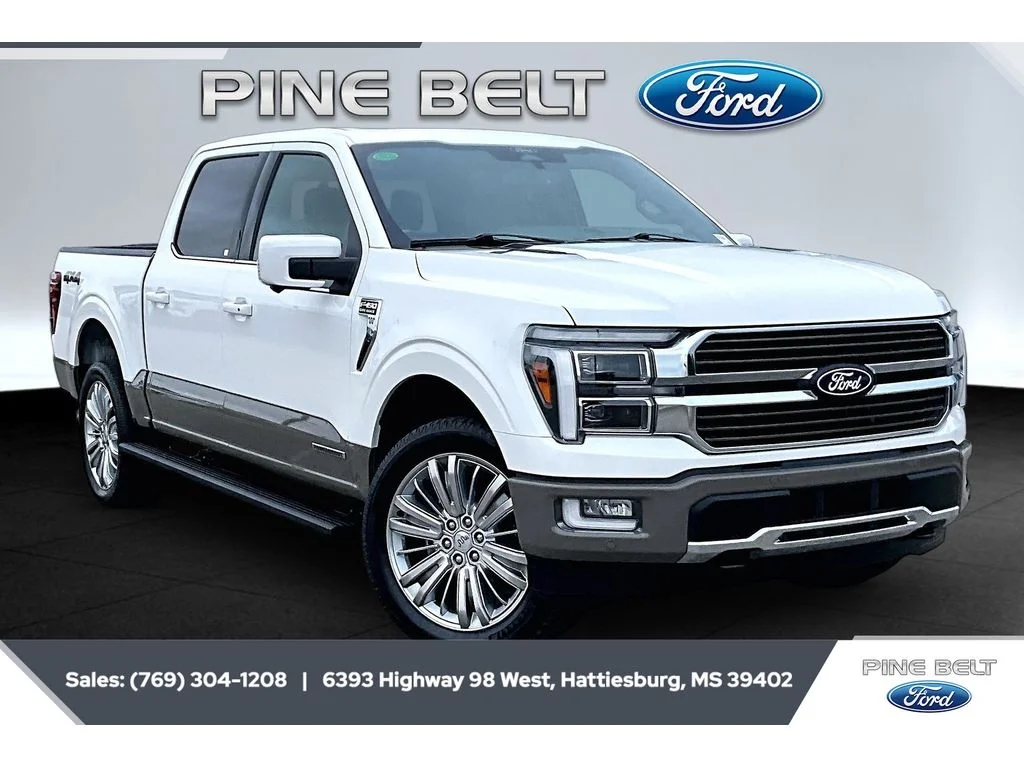 Used 2025 Star White Metallic Tri-Coat Ford King Ranch image 1