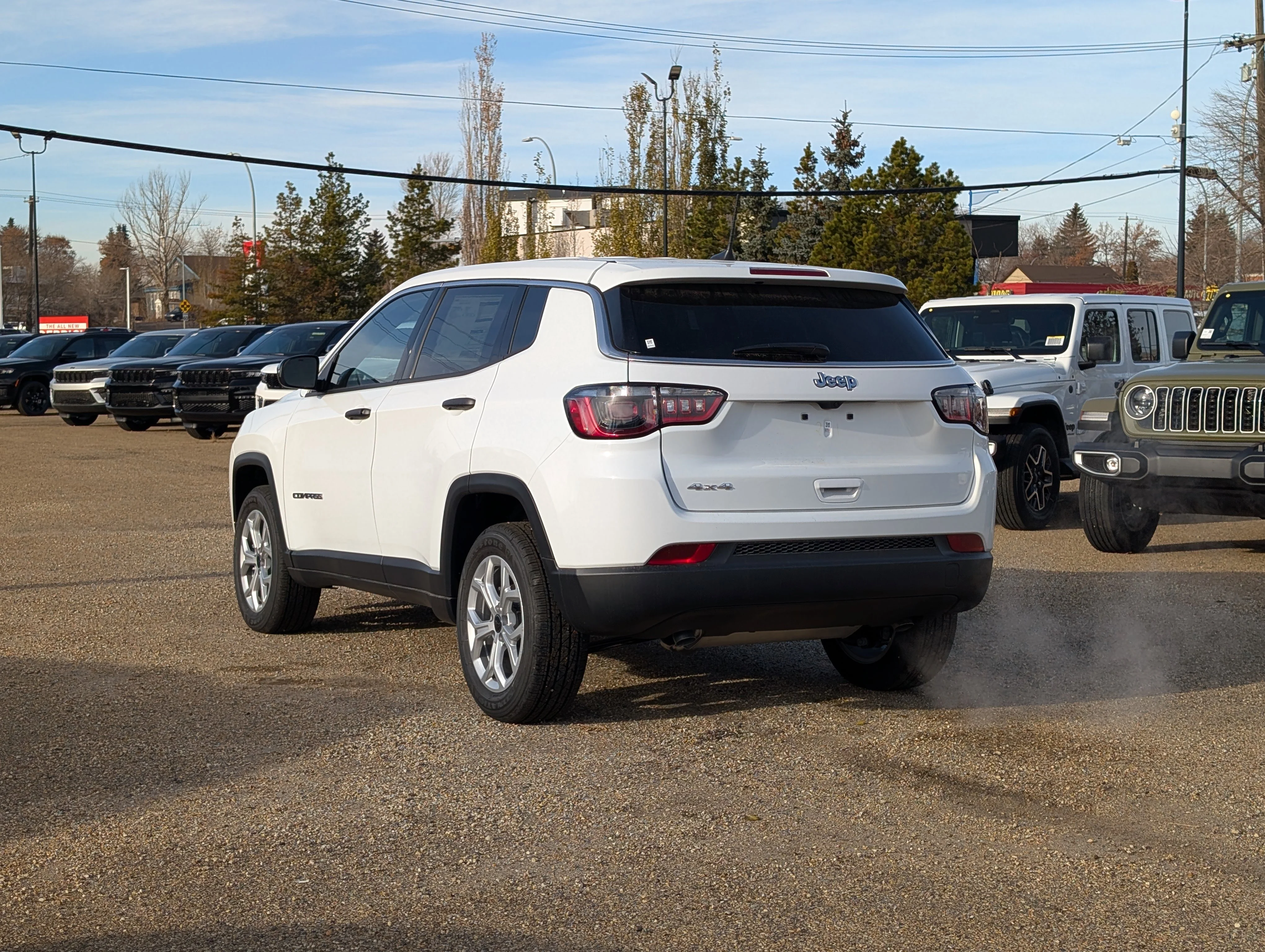 New 2026 Bright White Jeep Sport image 4