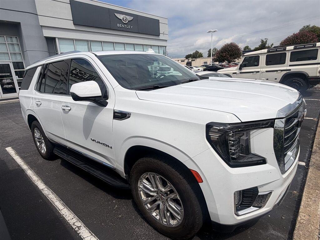 Used 2021 Summit White GMC SLT image 1