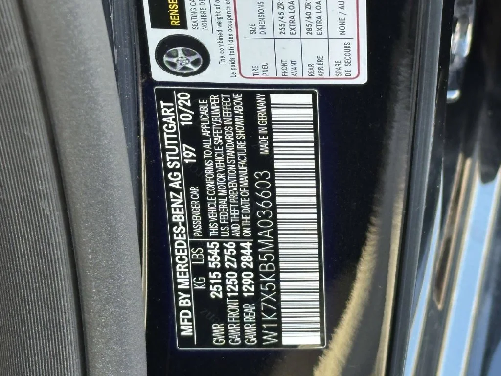 Used 2021 Obsidian Black Mercedes-Benz Base image 37