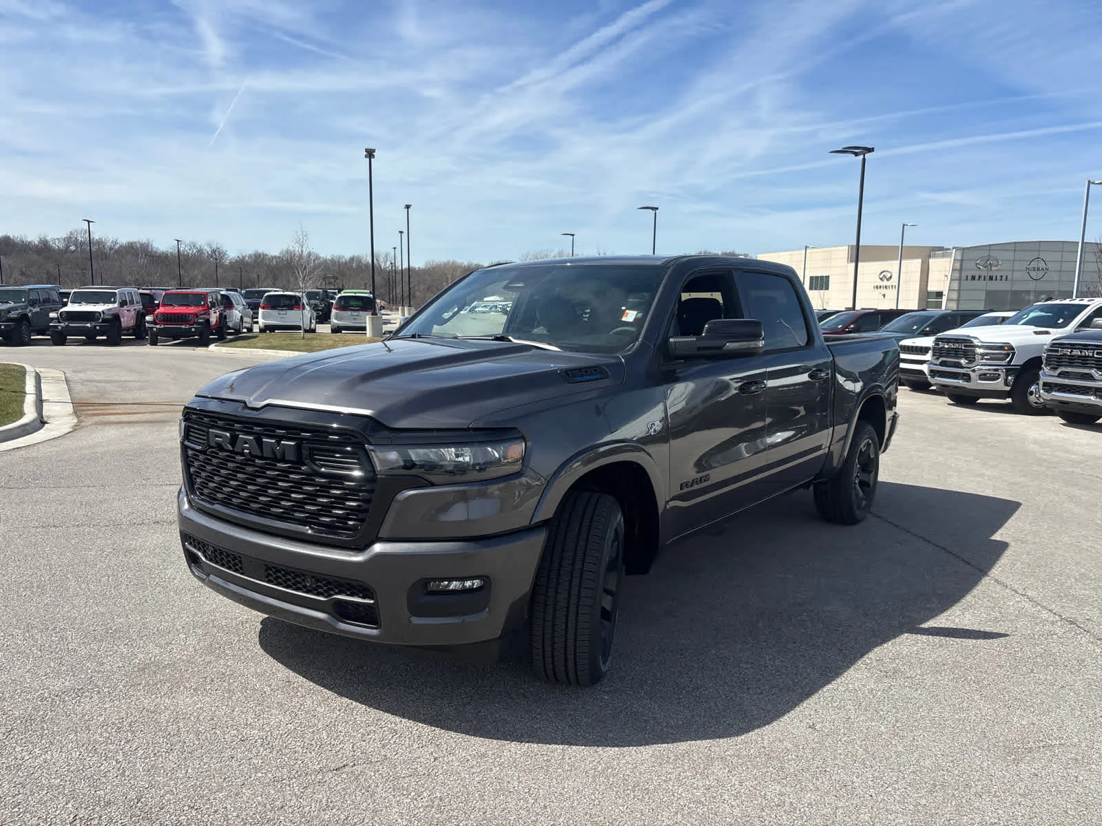 New 2026 Granite Crystal Metallic Clear-Coat Exterior Paint RAM Big Horn image 4