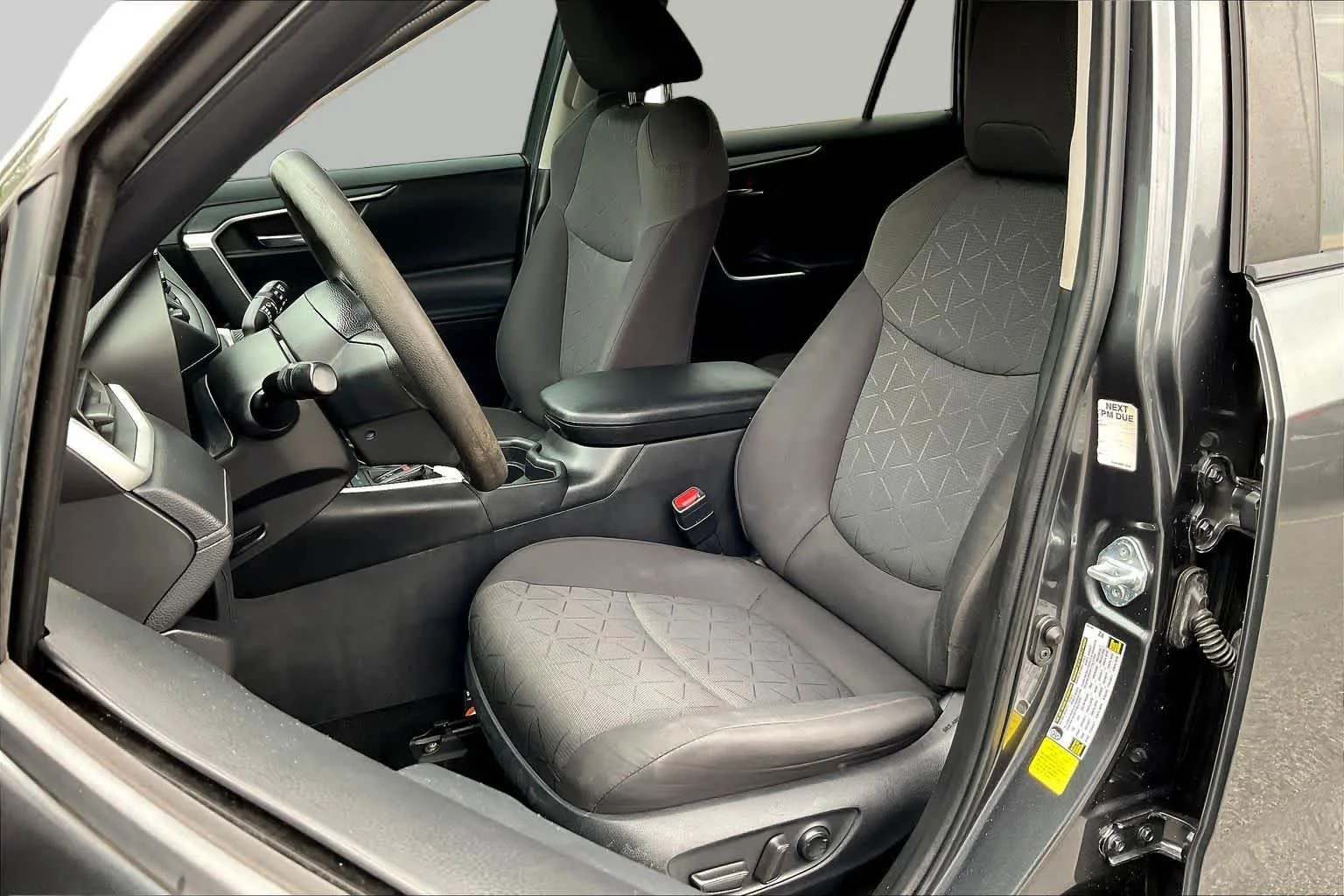 Used 2021 Magnetic Gray Metallic Toyota XLE image 8