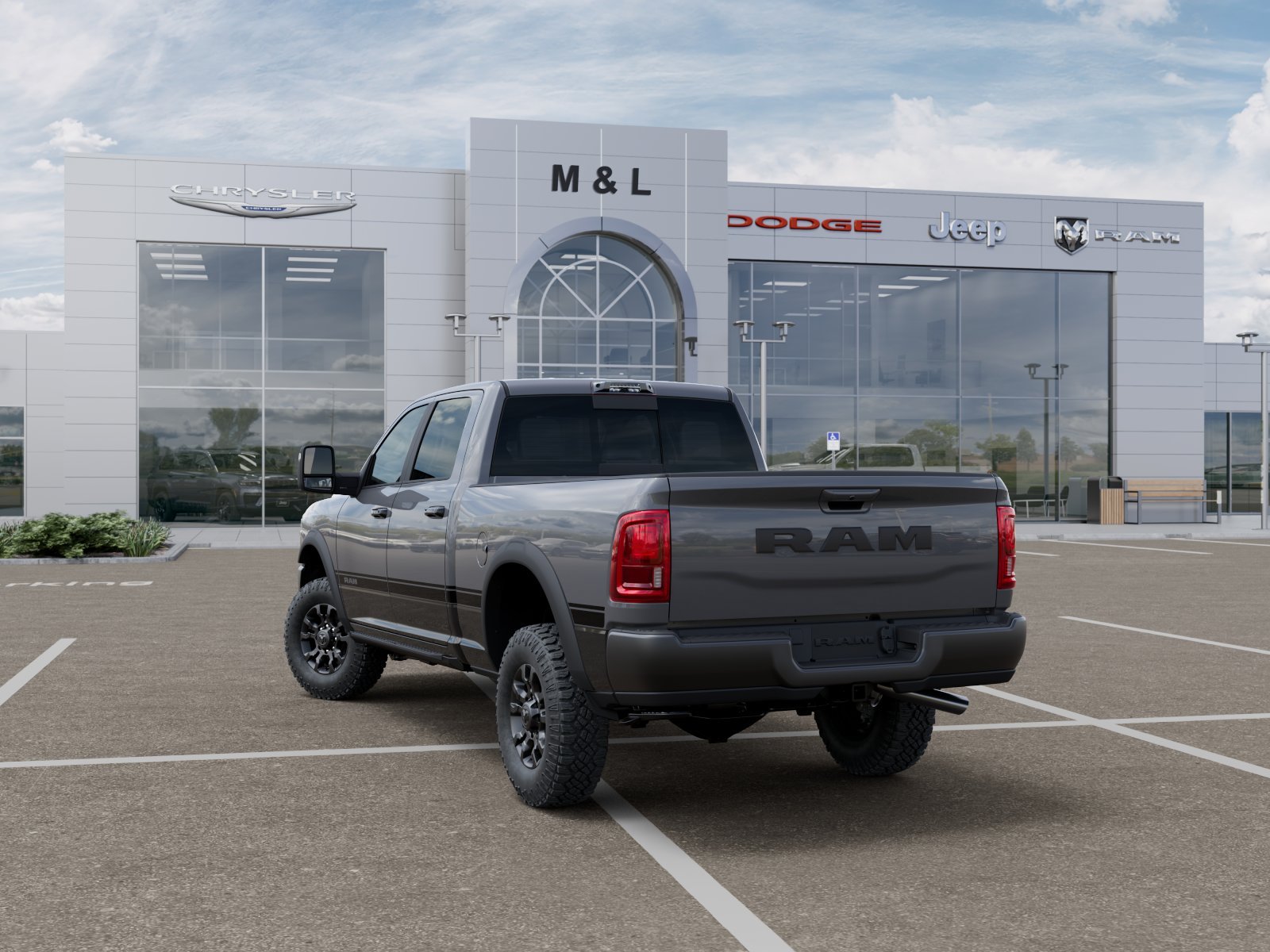 New 2026 Ceramic Gray Clearcoat RAM Power Wagon Crew Cab 4x4 6