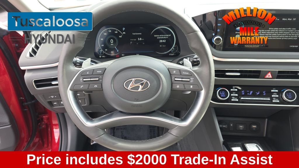 Certified Used 2023 Red Hyundai Limited image 16