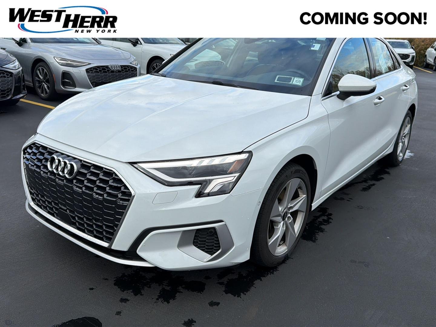 Used 2024 Glacier White Metallic Audi Premium Plus image 1