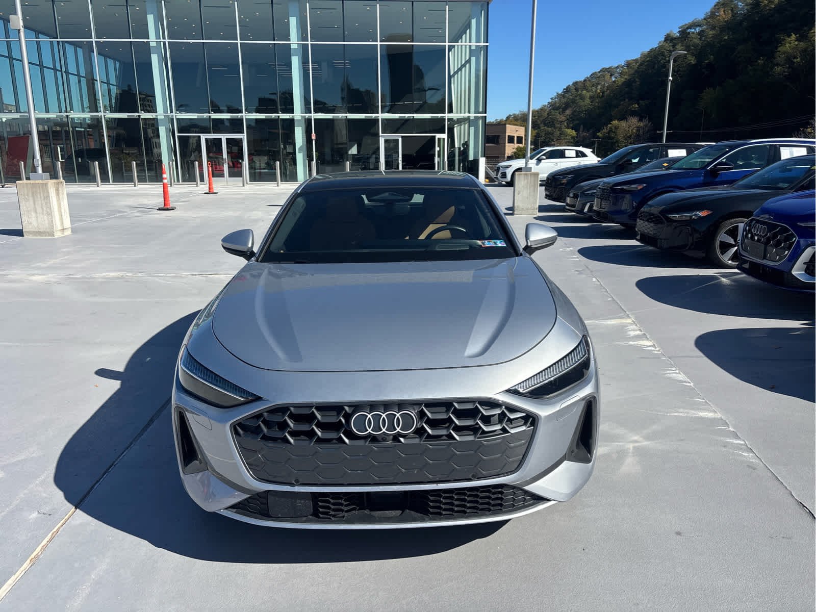 Certified Used 2025 Florett Silver Metallic Audi Premium Plus image 2