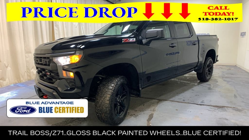 Certified Used 2024 Black Chevrolet Custom Trail Boss image 7