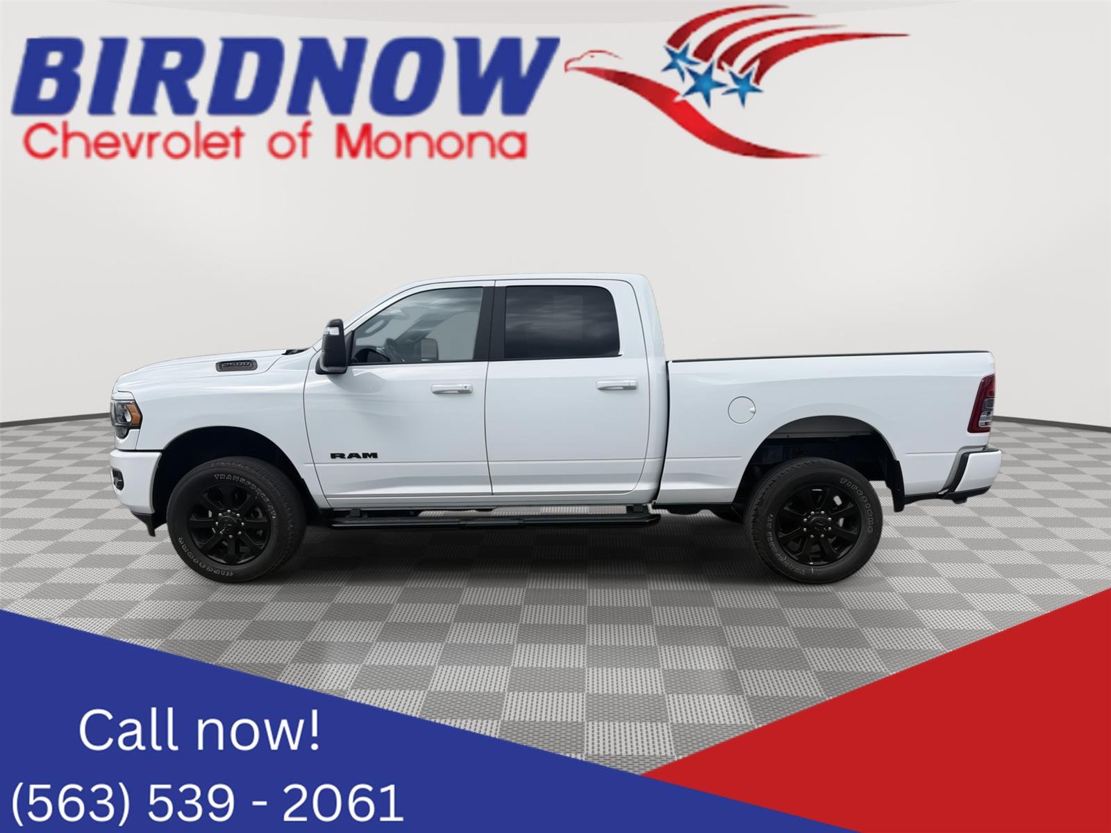Used 2024 Bright White Clearcoat Ram Big Horn image 1