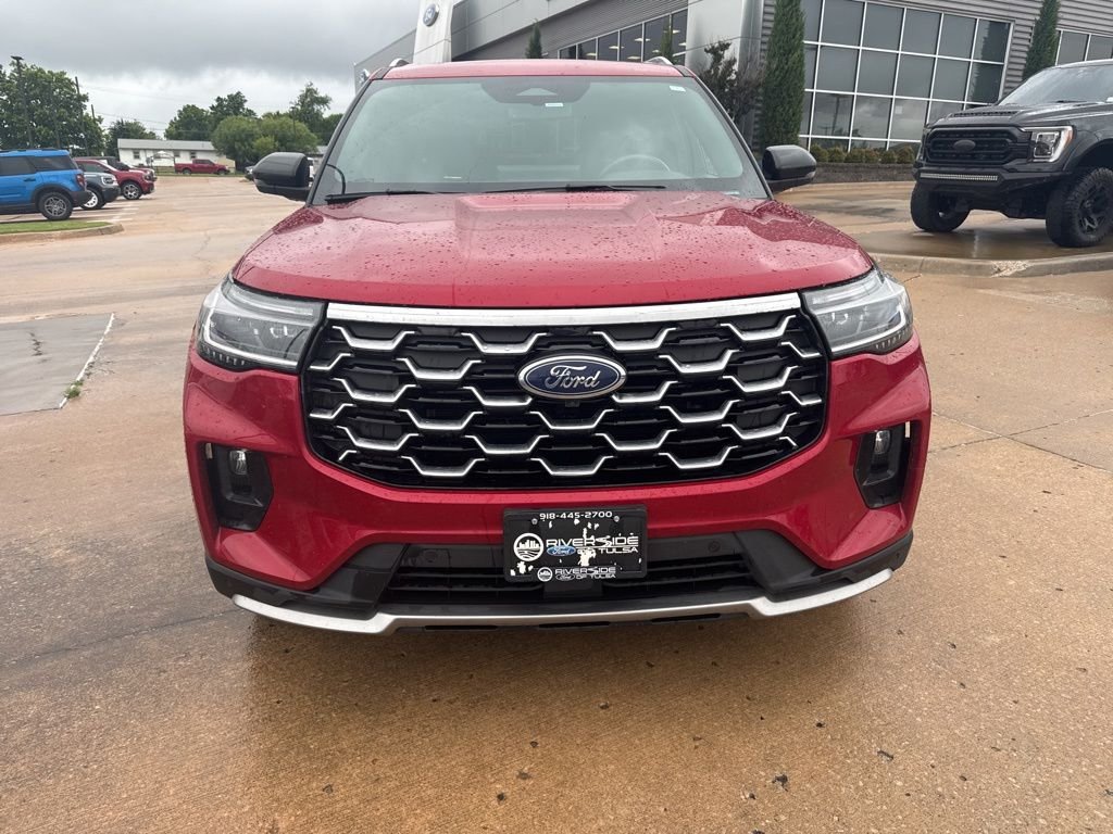 Certified Used 2025 Red Metallic Ford Platinum image 3