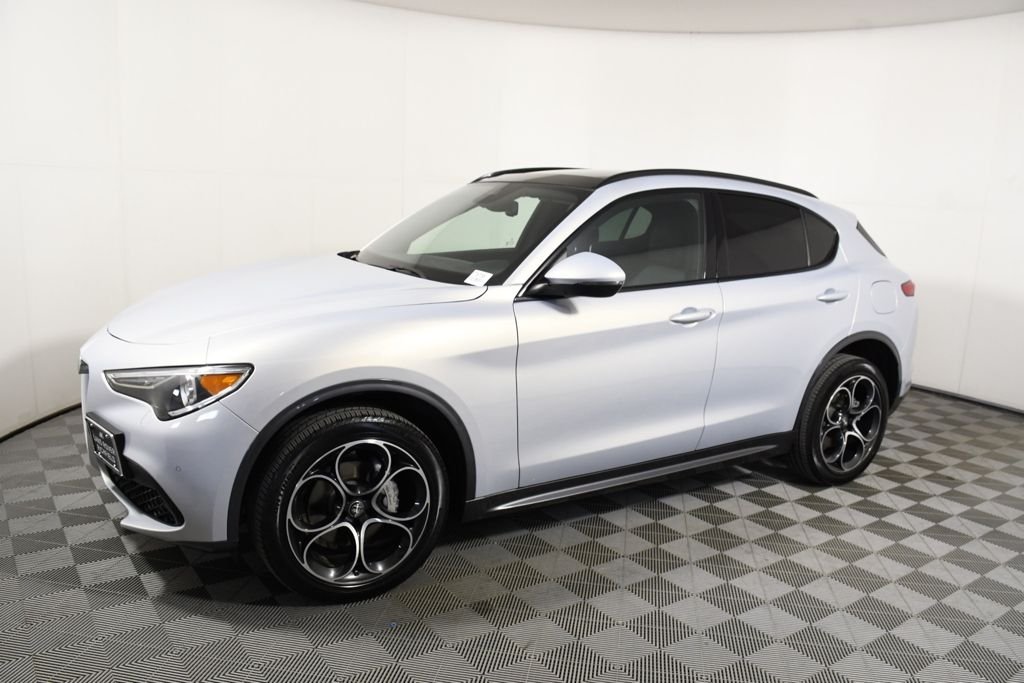 Used 2023 Alfa Romeo Stelvio Ti with VIN ZASPAKBNXP7D57095 for sale in Richfield, Minnesota