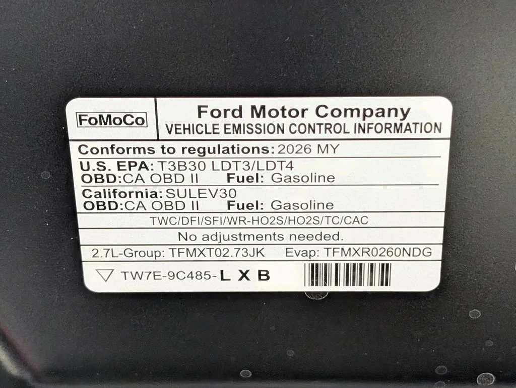 New 2026 Agate Black Metallic Ford STX® image 28