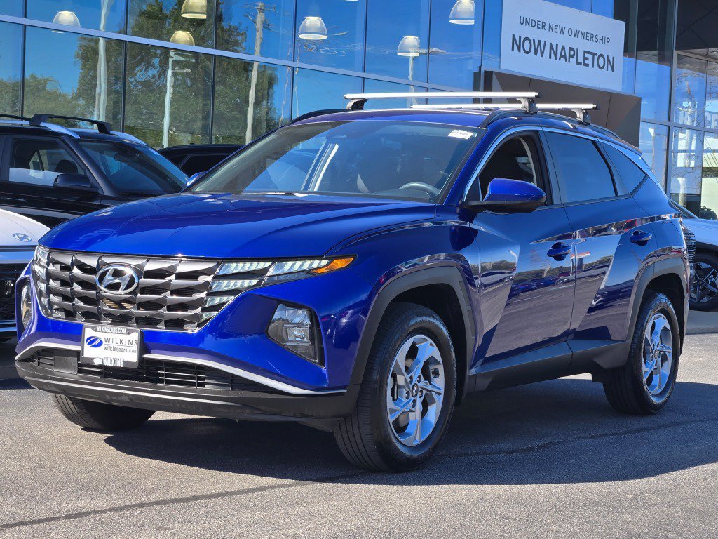 Certified Used 2024 Intense Blue Hyundai SEL image 1