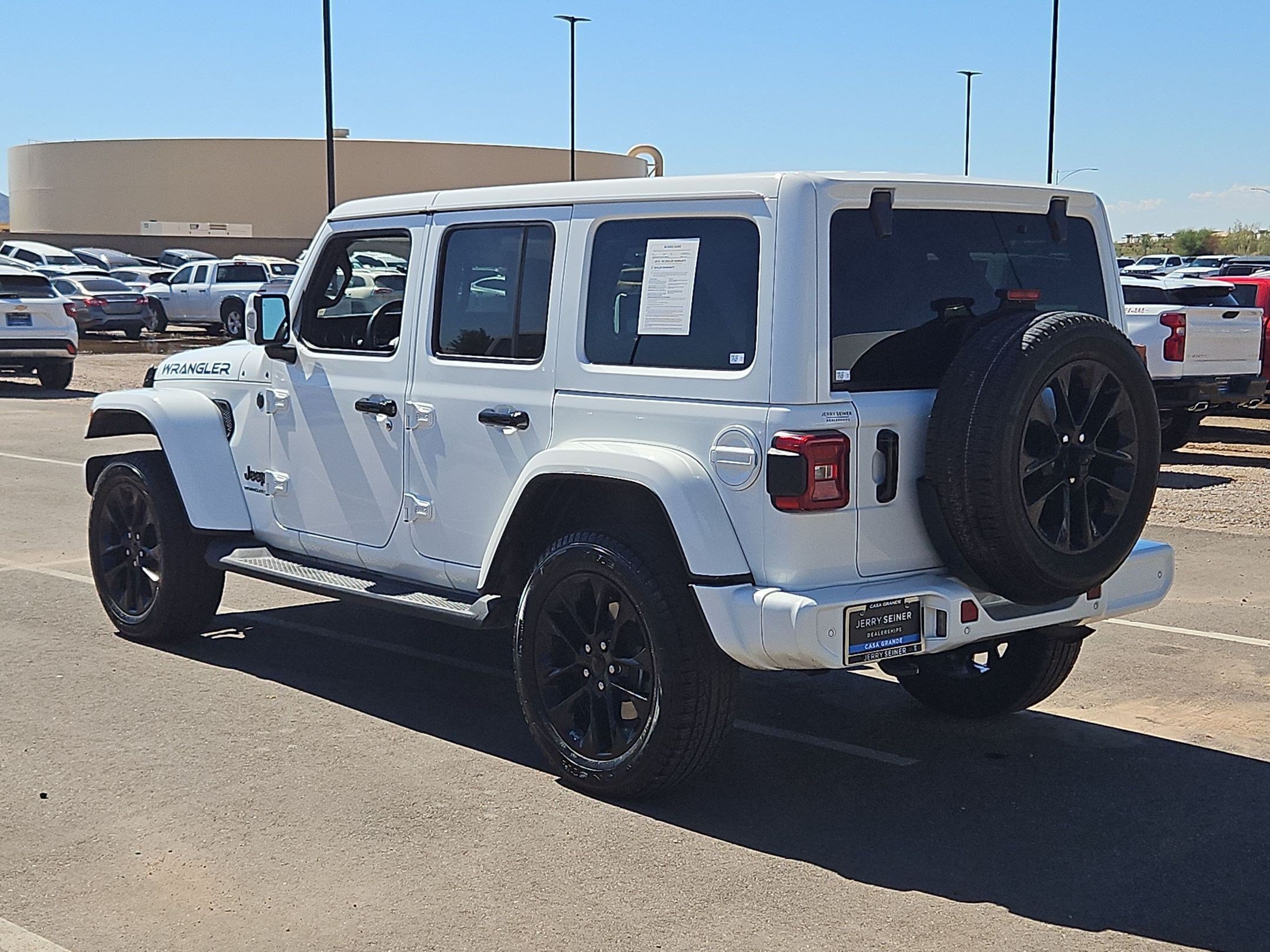 Certified Used 2023 White Jeep 4-Door High Altitude 4x4 image 3