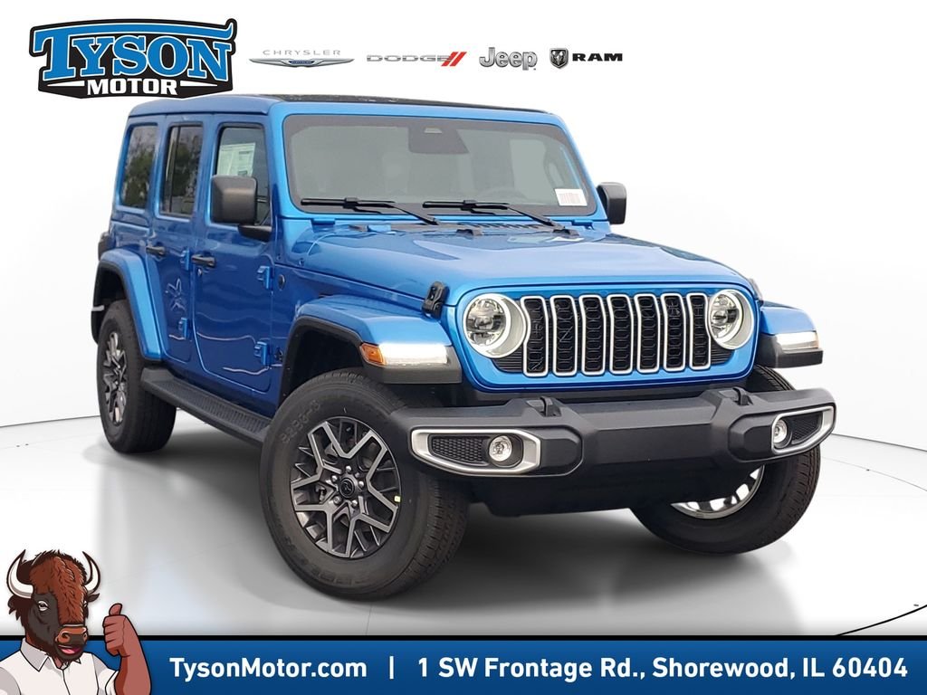 New 2026 Hydro Blue Pearl-Coat Exterior Paint Jeep Sahara image 1