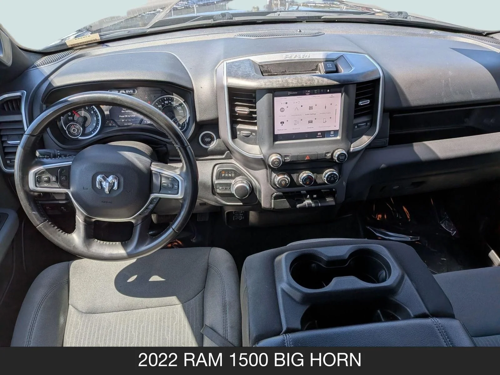 Used 2022 Granite Crystal Metallic Clearcoat Ram Big Horn image 17