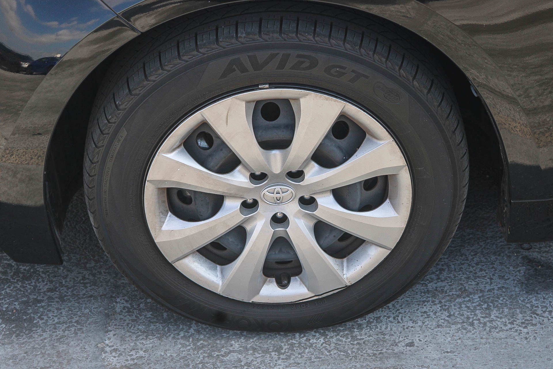 Used 2024 Midnight Black Metallic Toyota Hybrid LE image 7