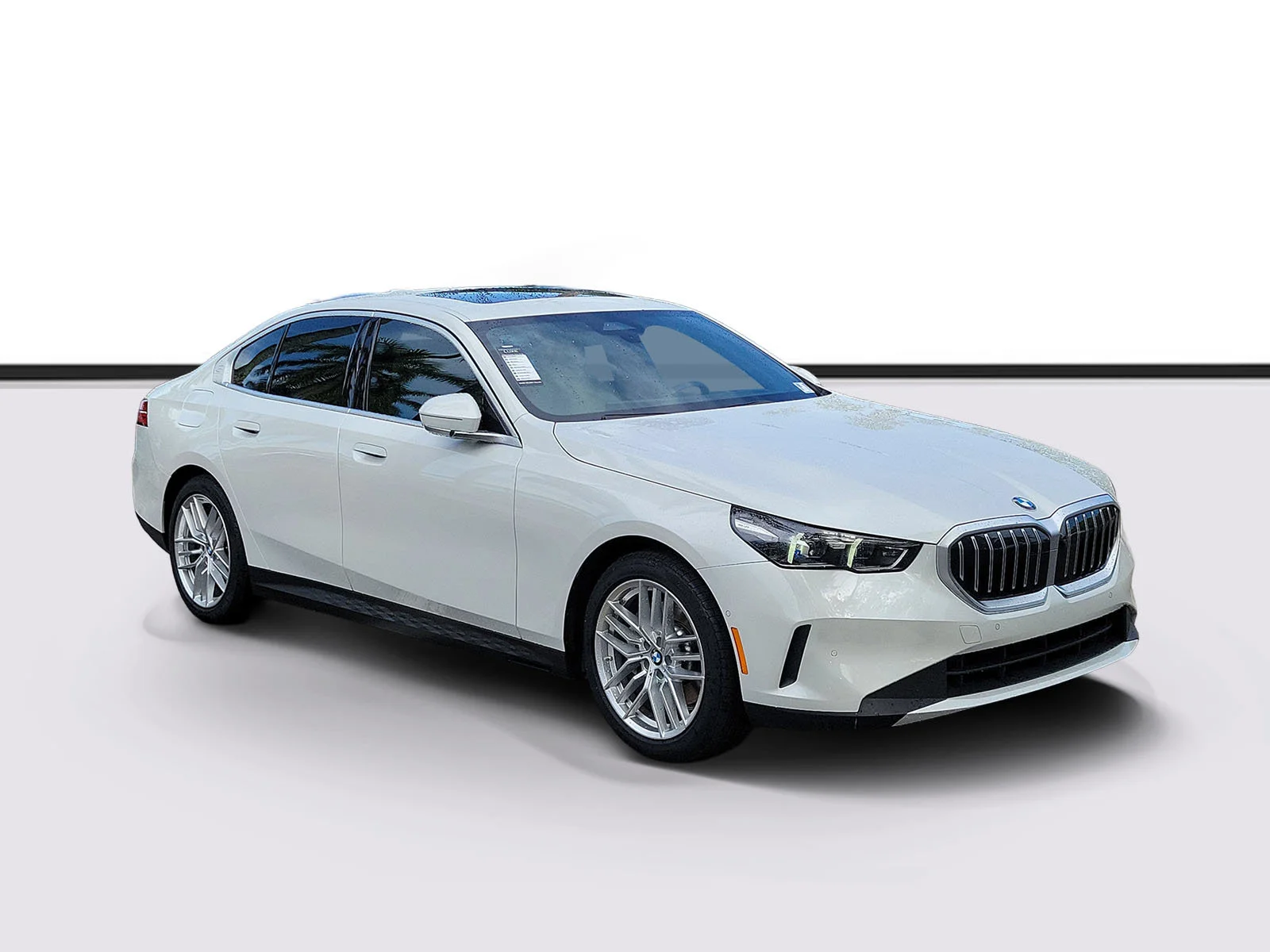 Used 2024 Mineral White Metallic BMW 530i image 1
