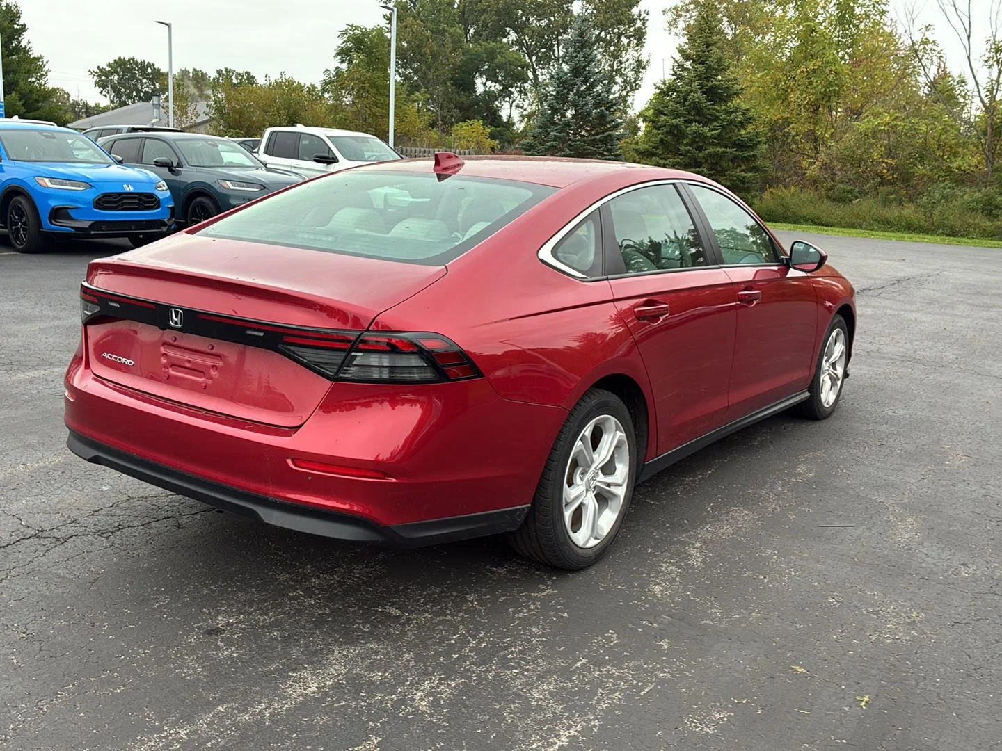 Used 2024 Radiant Red Metallic Honda LX image 20