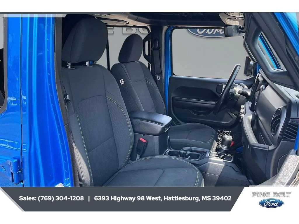 Used 2021 Hydro Blue Pearlcoat Jeep 80th Anniversary image 6