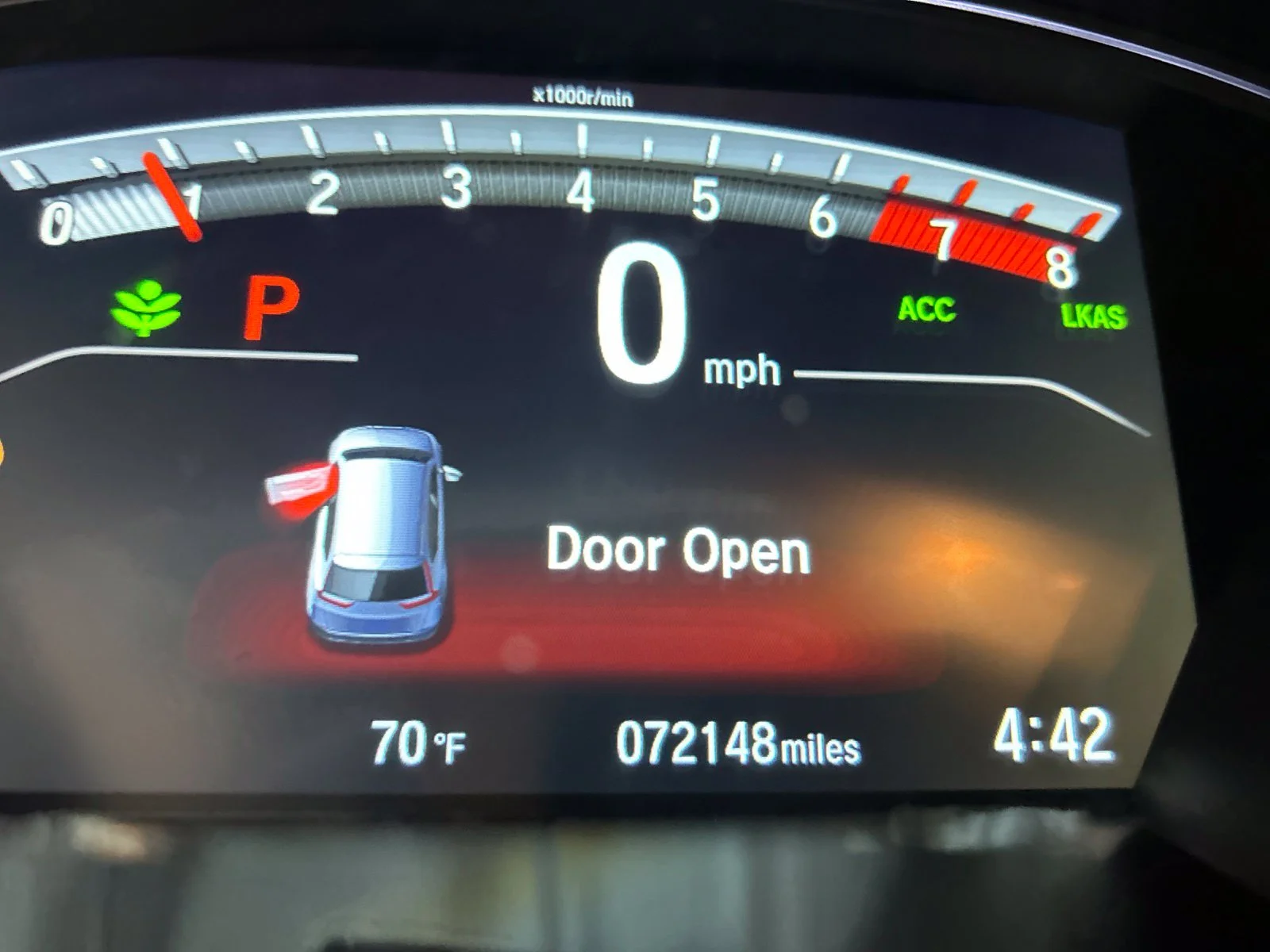 Used 2018 Obsidian Blue Pearl Honda EX-L image 7