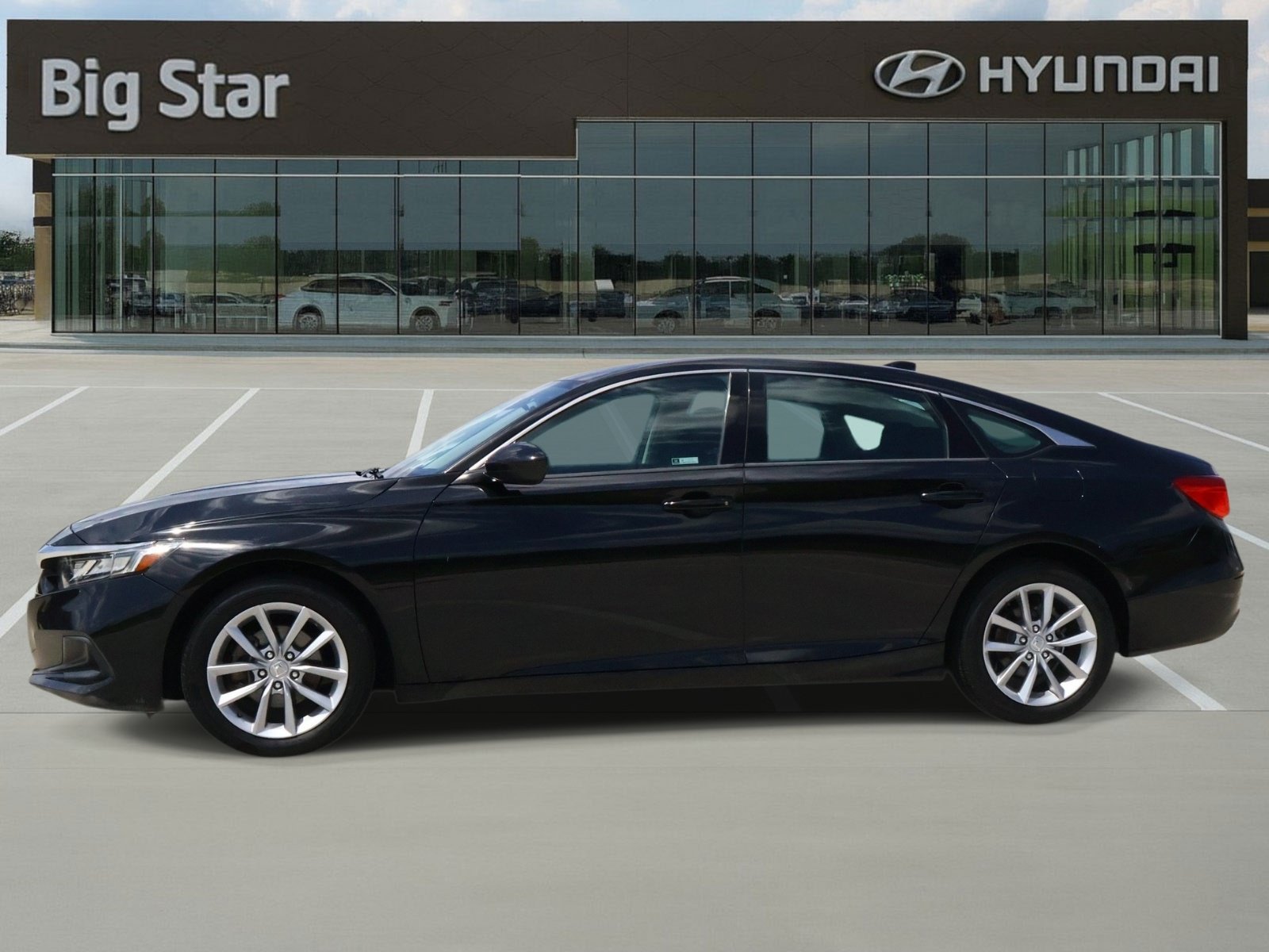Used 2021 Crystal Black Pearl Honda LX image 2