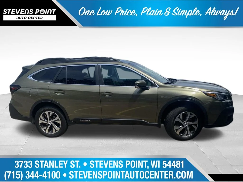 Used 2020 Autumn Green Metallic Subaru Limited image 1