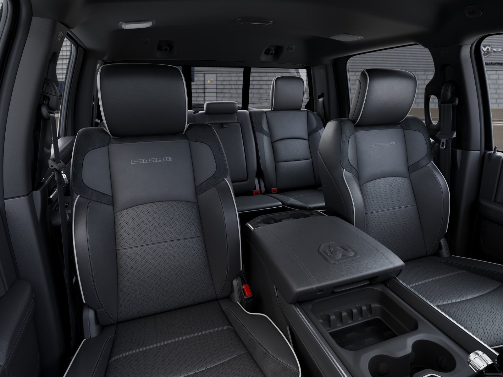 New 2026 Bright White Clear-Coat Exterior Paint RAM Laramie image 39