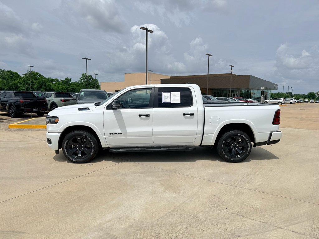 Used 2025 Bright White Clearcoat Ram Lone Star image 8