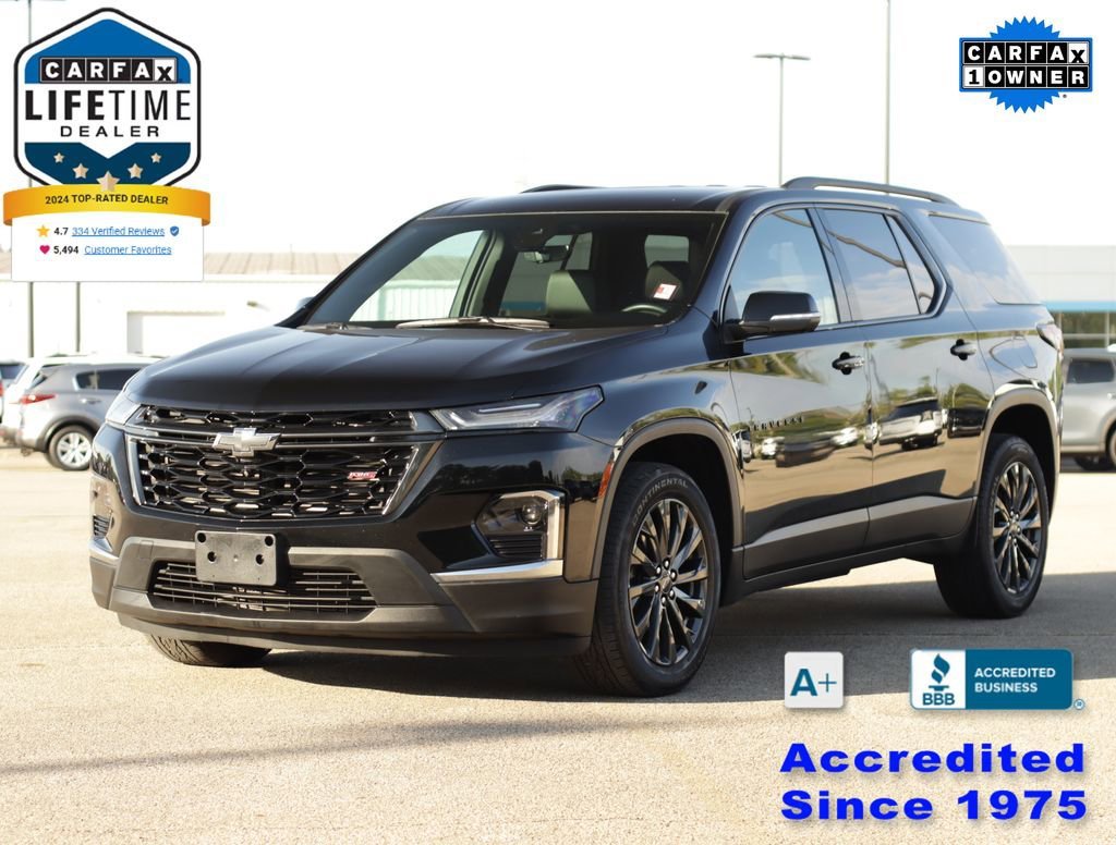 Used 2023 Mosaic Black Metallic Chevrolet RS image 3