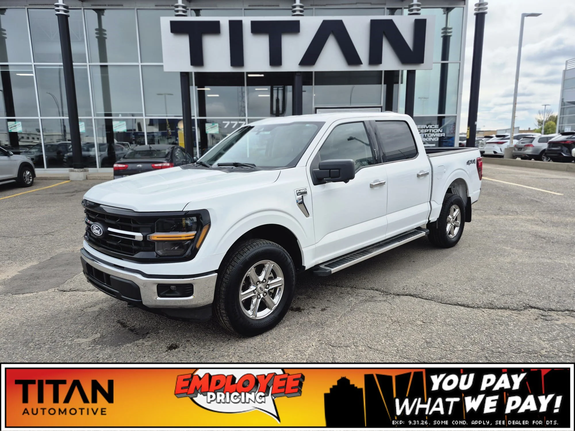 Certified Used 2024 Oxford White Ford XLT 4WD*SuperCrew | 6 Pass | 3.5L V6 | Nav | Park Assist | Tow Pkg | Side Steps | Lane Keep Assist image 1