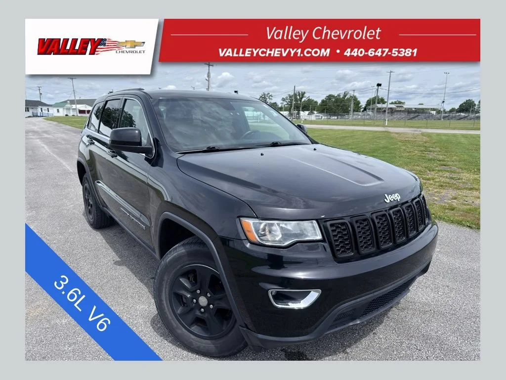 Used 2017 Black Jeep Laredo image 1