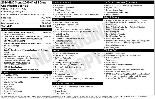 2024 GMC Sierra 2500HD AT4 - Photo 45