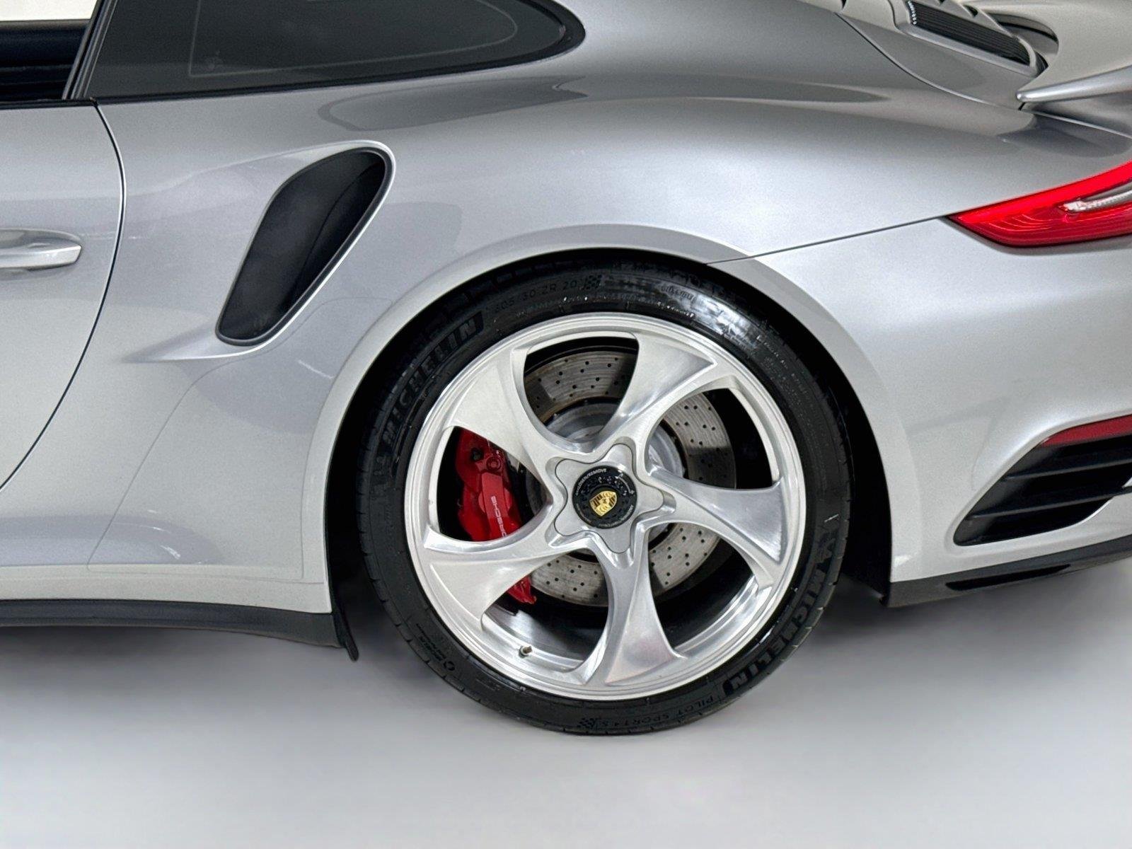 Used 2017 Rhodium Silver Metallic Porsche Turbo | Upgraded Exhaust | Upgraded Wheels | Sunroof image 41