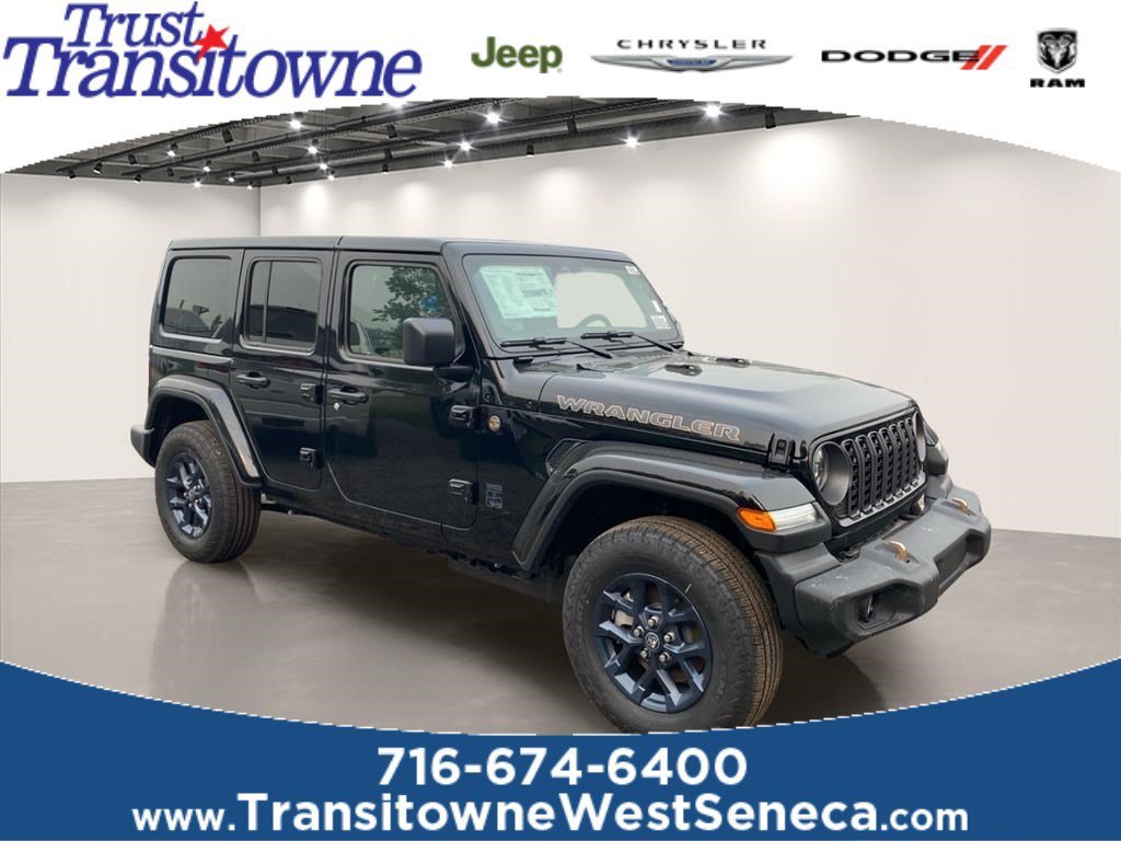 New 2026 Black Clear-Coat Exterior Paint Jeep 85th Anniversary Edition image 1