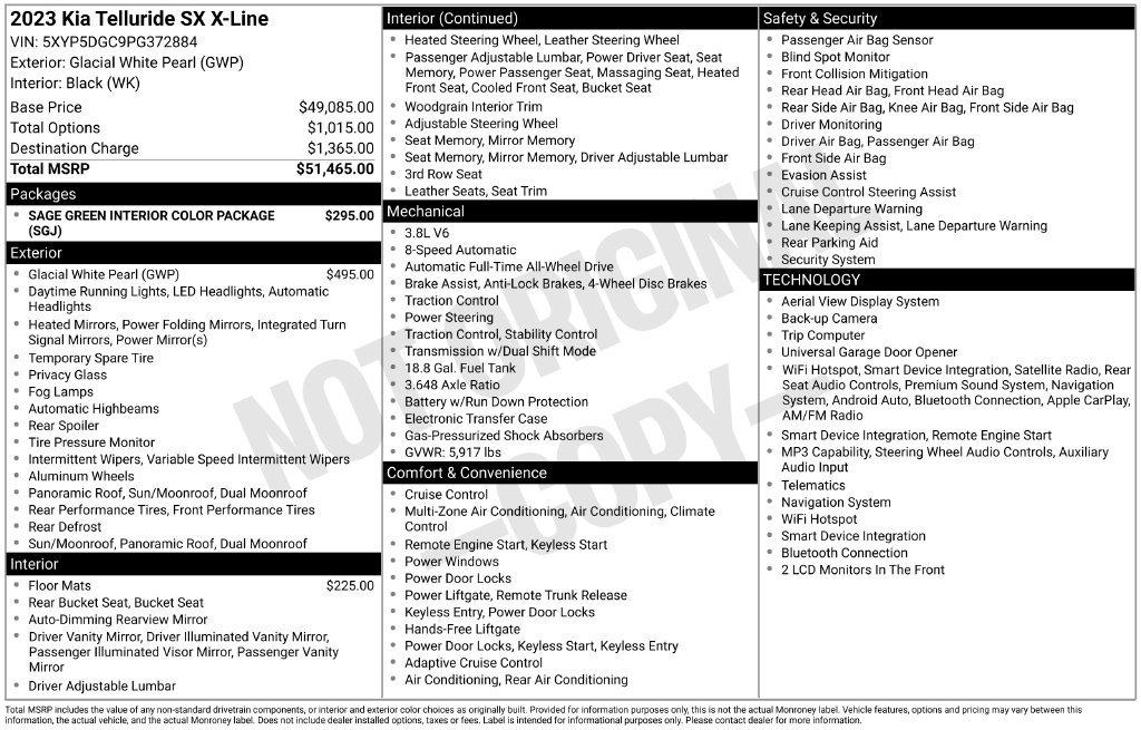 Used 2023 White Kia SX X-Line image 35