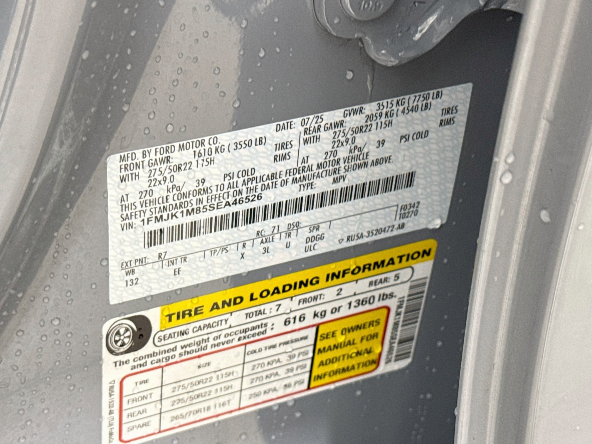Used 2025 Glacier Gray Metallic TriCoat Ford Platinum image 35