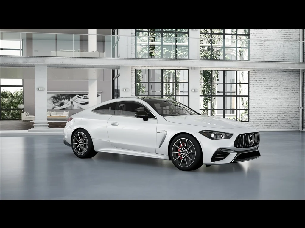 New 2026 MANUFAKTUR Moonlight White Metallic Mercedes-Benz AMG® CLE 53 4MATIC+ Coupe image 7