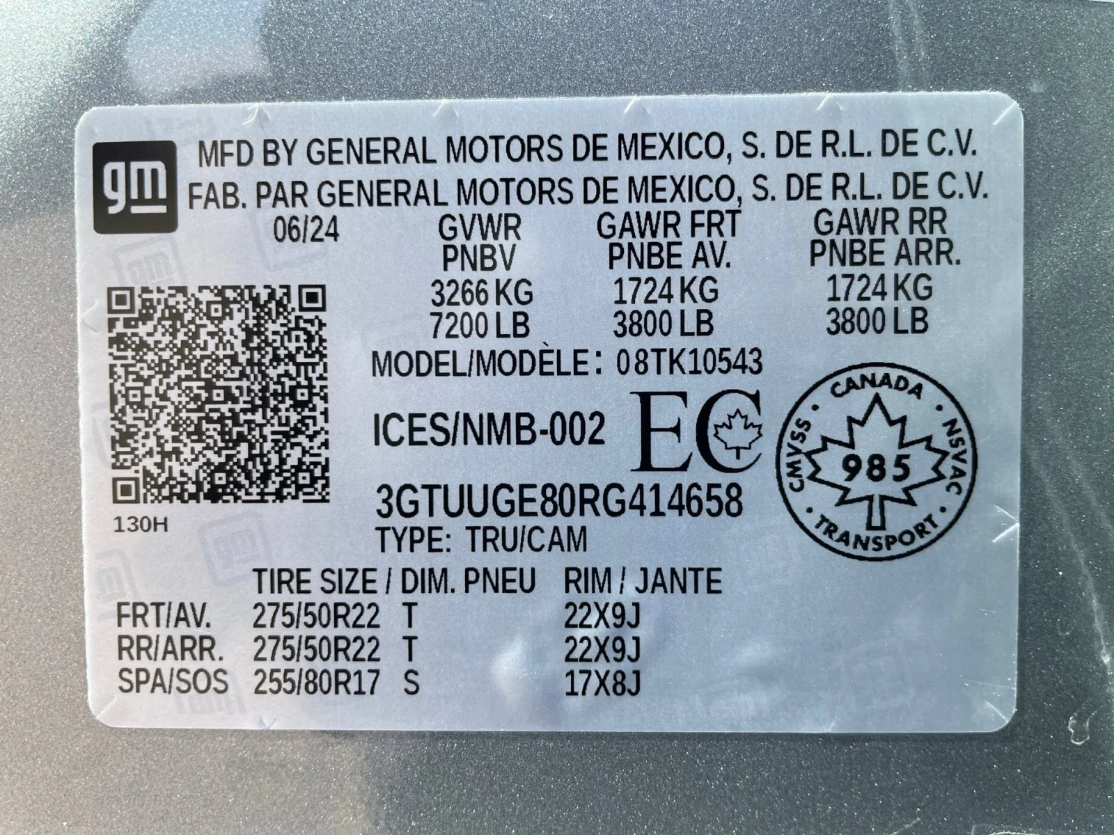 Used 2024 Gray GMC Denali Crew 3.0L Leather Sunroof Navigation 4x4 image 22