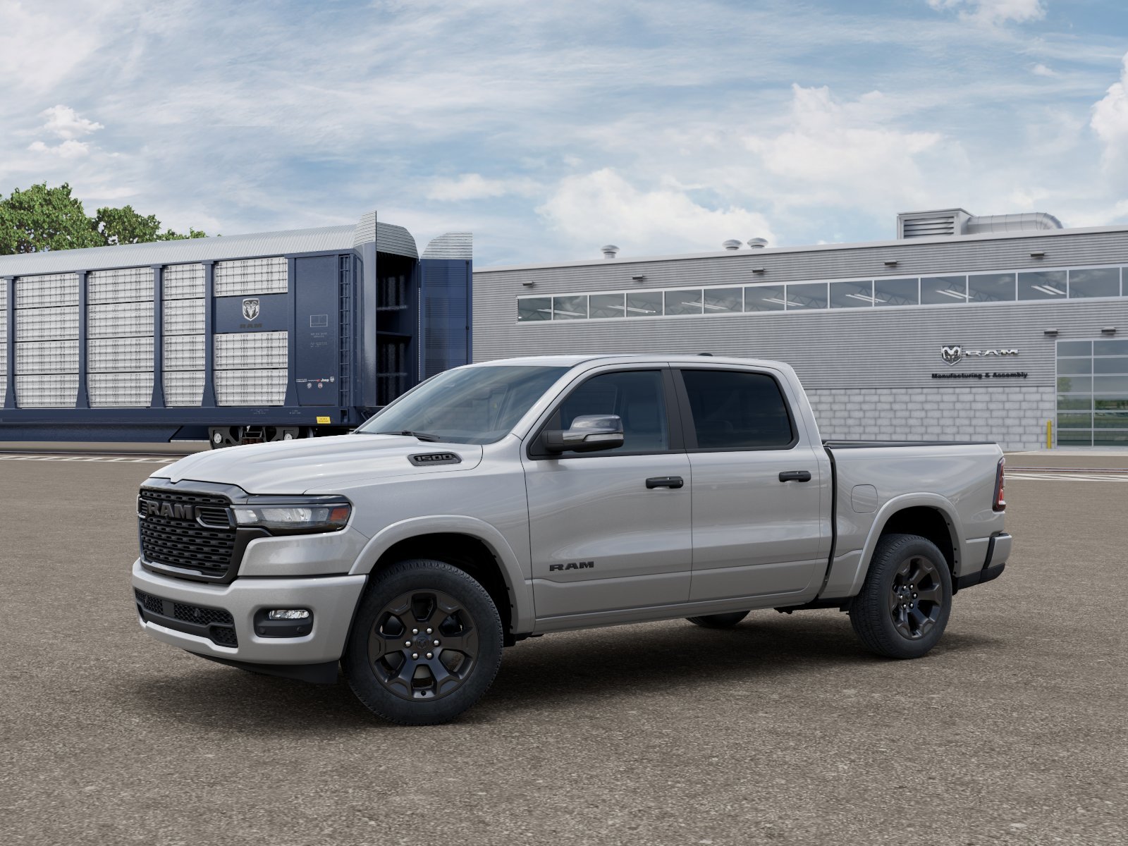 New 2026 Silver Zynith Exterior Paint RAM Big Horn/Lone Star image 1