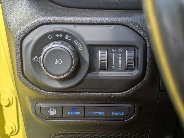 Used 2022 Yellow Jeep Unlimited Sahara 4xe image 25