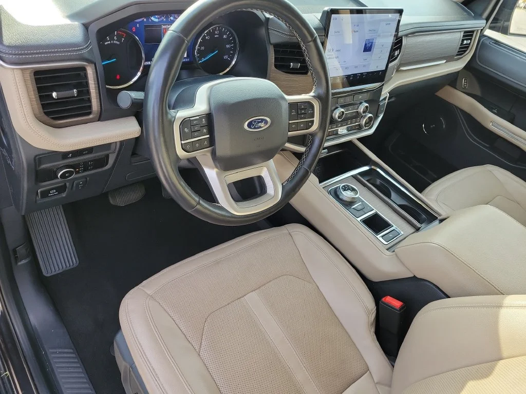 Used 2024 Dark Matter Gray Metallic Ford Limited image 13