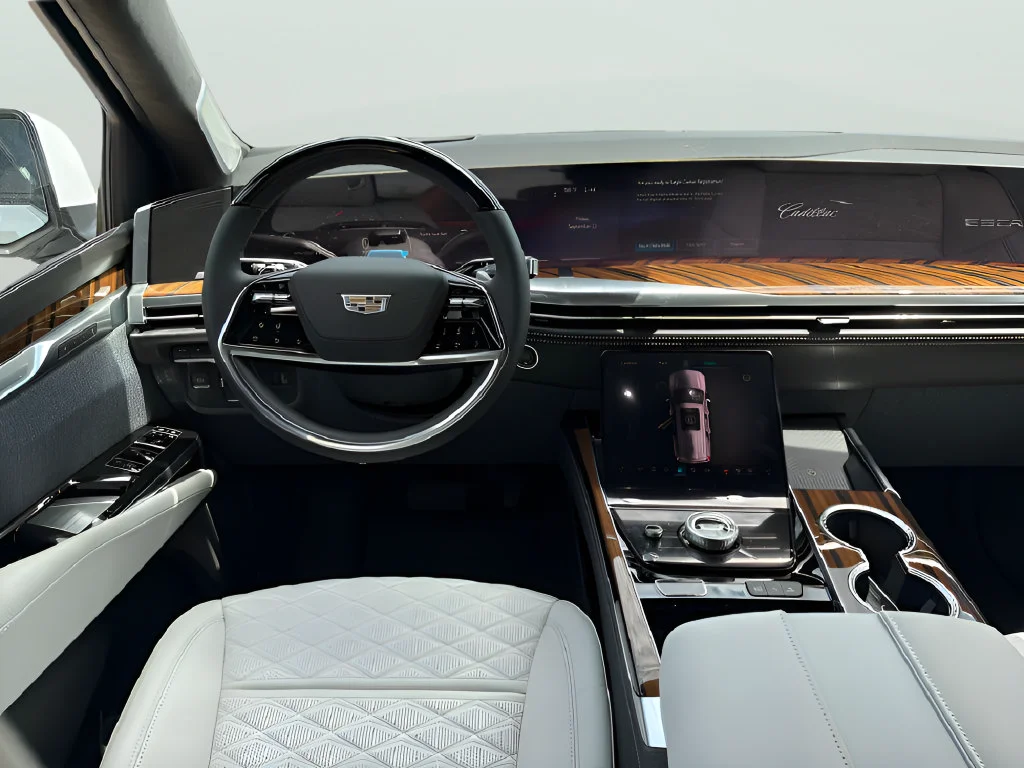 New 2026 Vibrant White Tricoat Cadillac Platinum Sport image 30