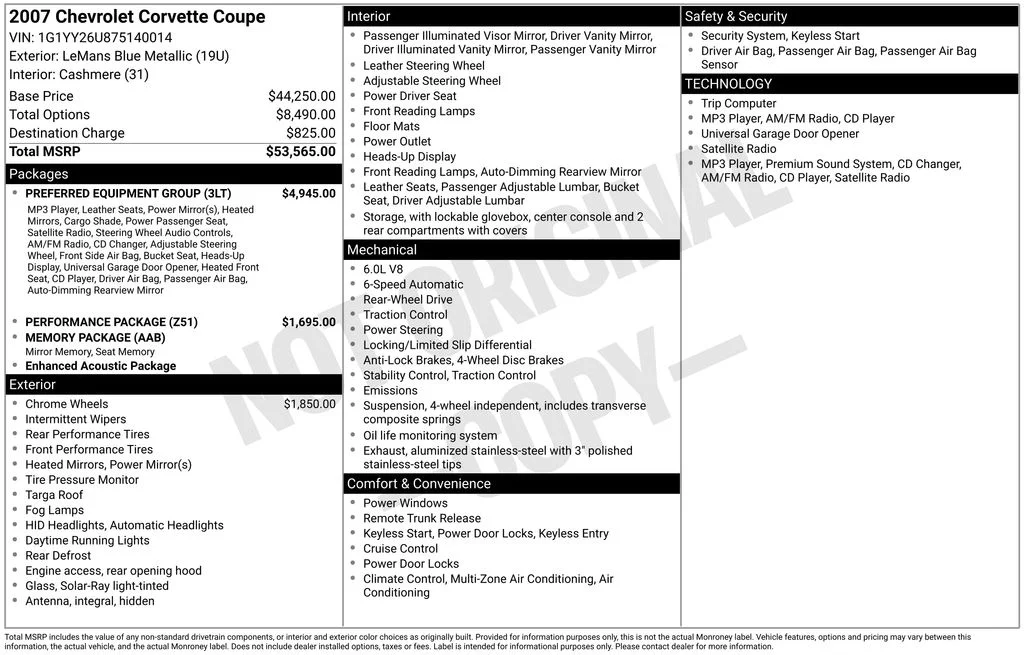 Used 2007 Blue Chevrolet Base image 16