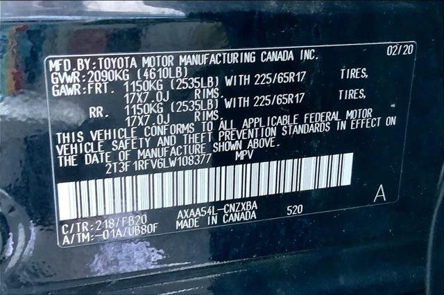 Certified Used 2020 MIDNIGHT BLACK METAL Toyota  image 34